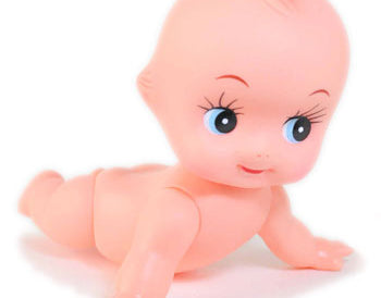 Crawling Kewpie Doll,Large kewpie Doll, baby shower gift