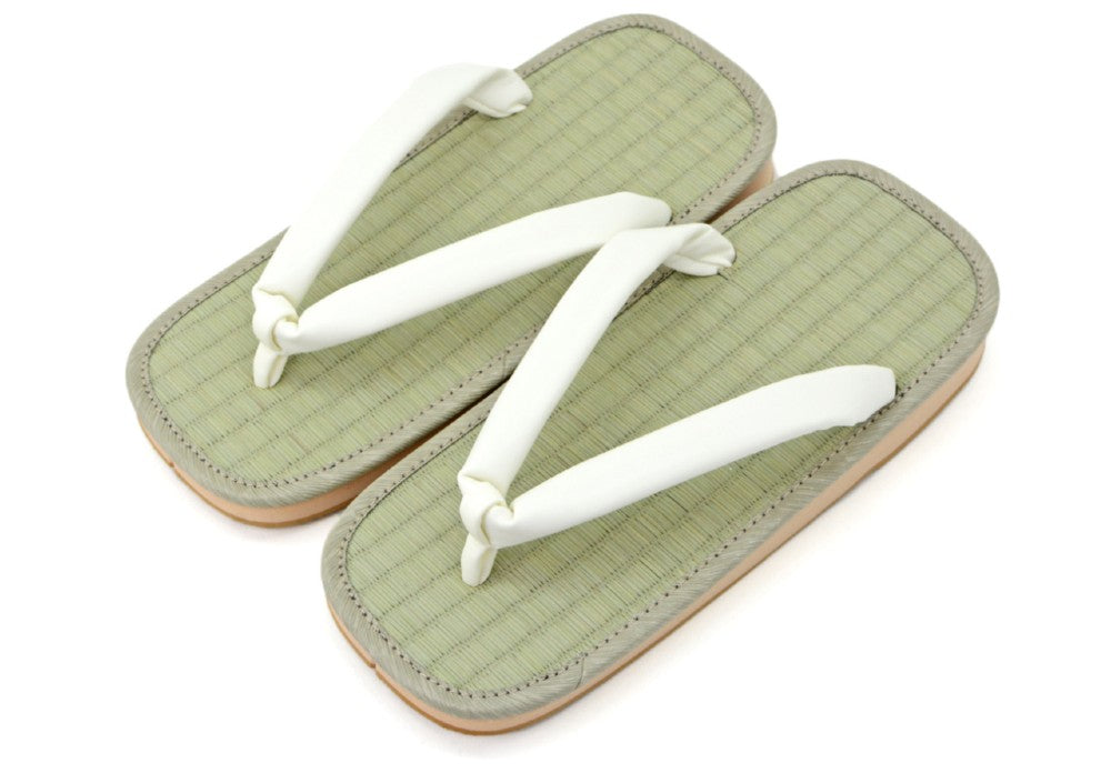Setta, zori, men's zori, men's setta, Japanese sandals, white