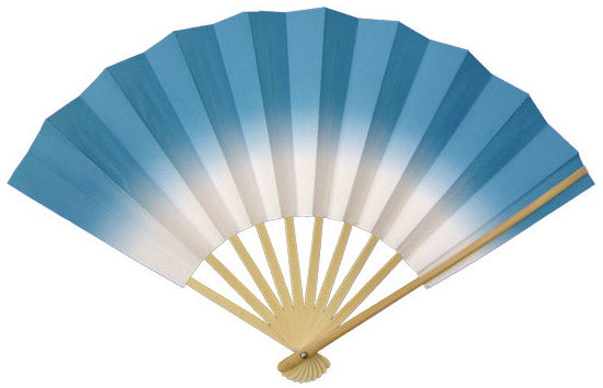 Japanese Fan,Bokashi,Blue Gradient