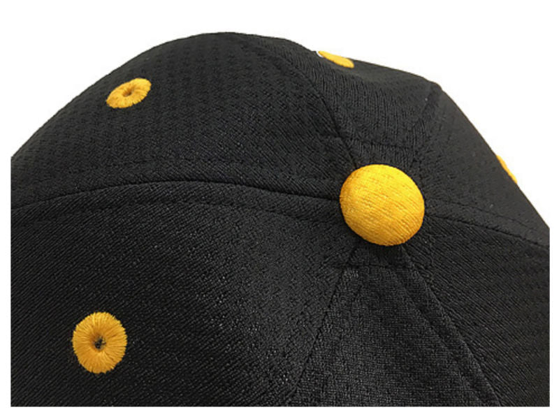 Fitted baseball cap, pro model cap, Hanshin Tigers cap, Hanshin Tigers hat, home cap