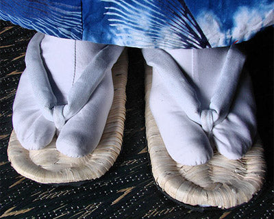 Tatami Sandals, Zori - Small White