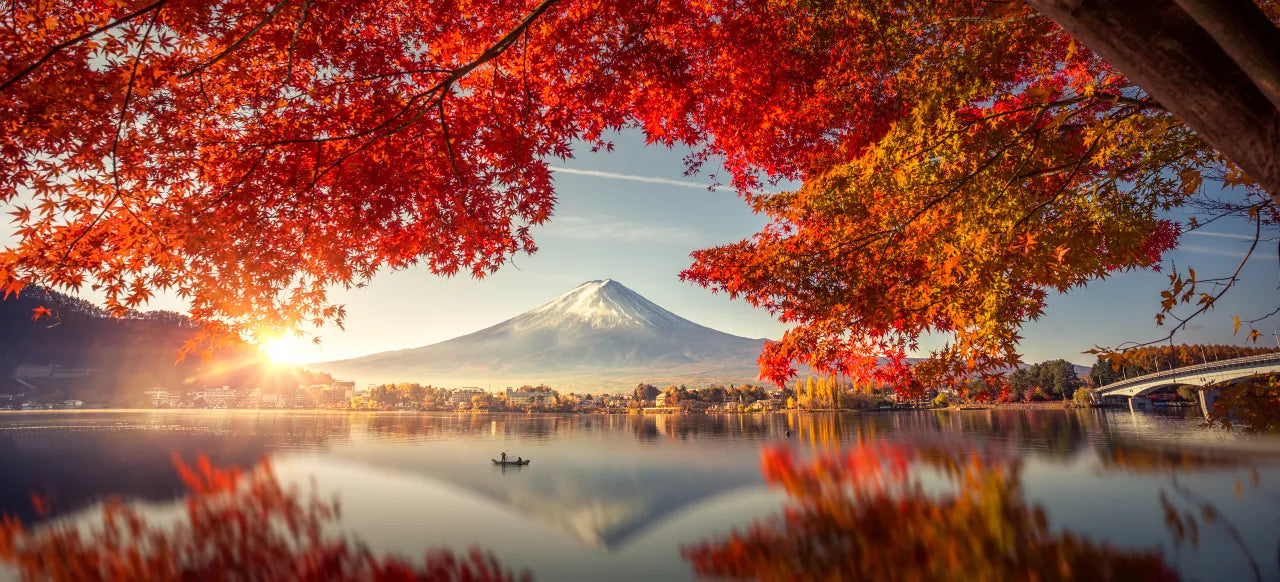 Mt Fuji, Japan in autumn