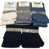 Five-toe Silk Socks, mens toe socks, silk toe socks, tabi socks, split toe socks, toe socks