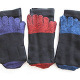 5-toe Socks, black toe socks, tabi socks,pack