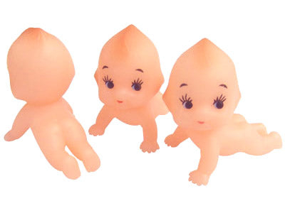 Mini Crawling Kewpie Dolls, small kewpie dolls, baby shower gift, Pack of 12
