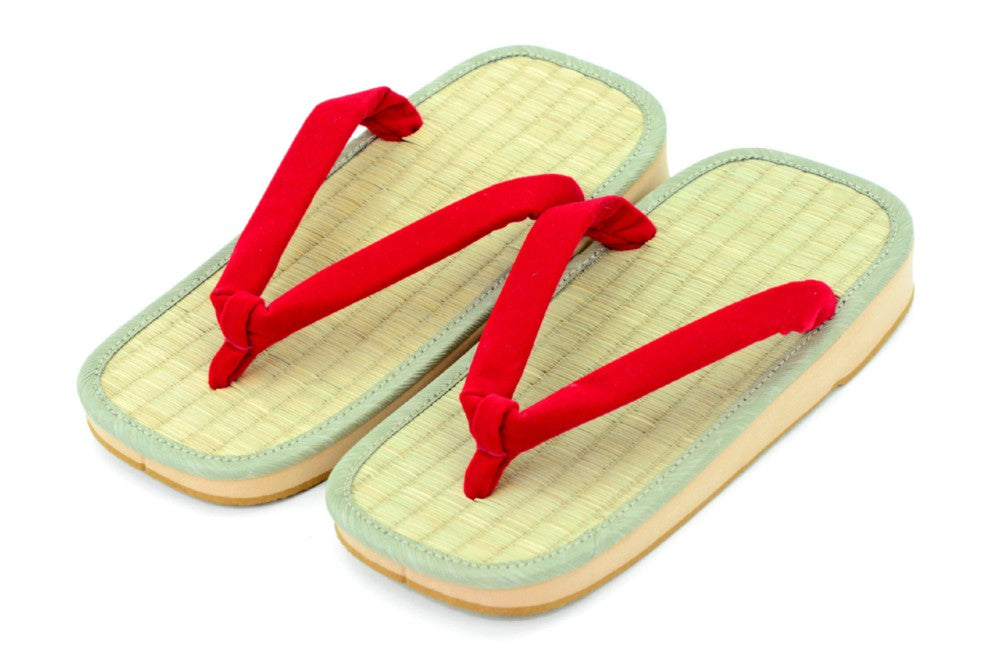 Setta, zori, men's zori, men's setta, Japanese sandals, red