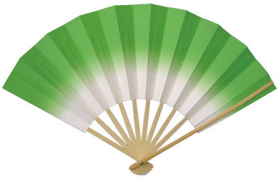 Japanese Fan,Bokashi,Green Gradient
