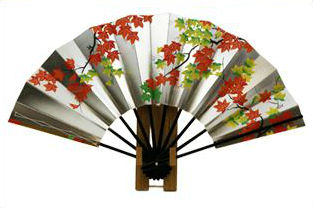 Geisha Dance Fan - Cherry Blossom