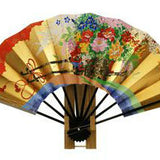 Geisha Dance Fan - Flower Laden Carriage