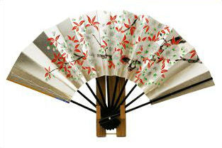 Geisha Dance Fan - Flower Laden Carriage