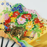 Geisha Dance Fan - Flower Laden Carriage