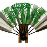 Geisha Dance Fan - Pine, Plum, Bamboo