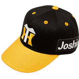 Fitted baseball cap, pro model cap, Hanshin Tigers cap, Hanshin Tigers hat, home cap