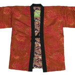 Ladies Hanten, Padded Jacket, Japanese jacket, red, orange, purple