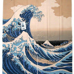Noren Curtains, Hokusai Wave, noren, Japanese curtains