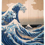 Noren Curtains, Hokusai Wave, noren, Japanese curtains