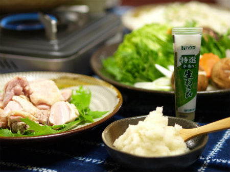 Fresh wasabi, tokusen wasabi, wasabi paste, tube