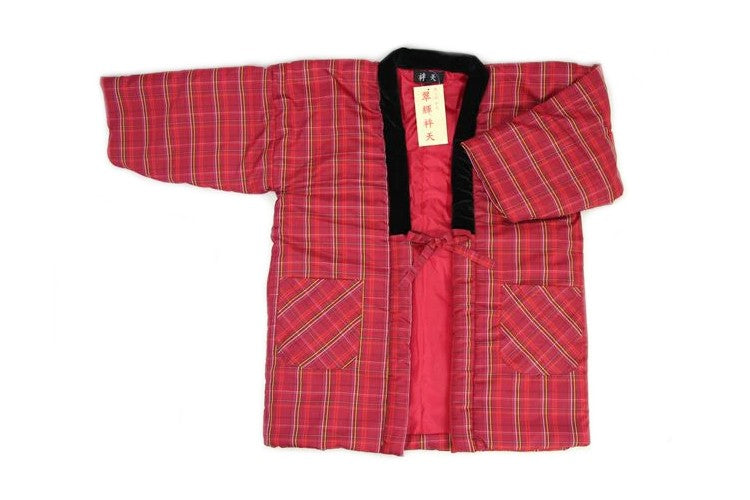 Ladies Hanten, Padded Jacket, Japanese Jacket, red,yellow