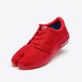 Marugo Sports Jog Air, Air Cushion, Sneaker Style Jikatabi, lace-up jikatabi, laceup tabi, red