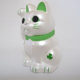 Maneki neko,good luck cat,good fortune cat,lucky cat,matcha gree,lucky clovers