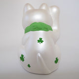 Maneki neko,good luck cat,good fortune cat,lucky cat,matcha gree,lucky clovers