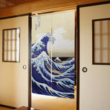 Noren Curtains, Hokusai Wave, noren, Japanese curtains