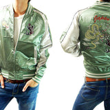 Sukajan, jacket,satin,dragon,Koi, carp,Japan,yokosuka jumper,sukajan jacket,bomber jacket,souvenir jacket