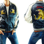 Sukajan, jacket,satin,Roaring Tiger,Japan,yokosuka jumper,sukajan jacket,bomber jacket,souvenir jacket