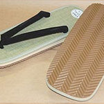 Setta, zori, men's zori, men's setta, Japanese sandals, black, cushion sole