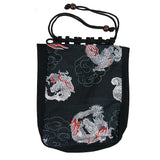 Wagara Shingen Bag,Dragon,Silver,japanese bag,pattern,mens bag