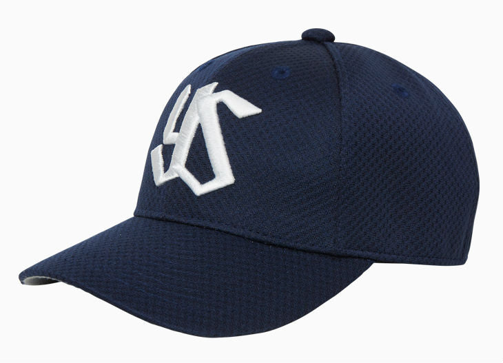 Fitted baseball cap, pro model cap, Yakult Swallows cap, Yakult Swallows hat